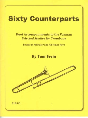 Ervin, Tom - Sixty Counterparts - Voxman Selected Studies Duet Accompaniment
