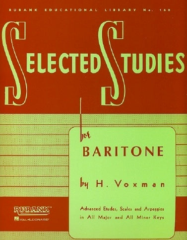Voxman - Selected Studies for Baritone (BC)
