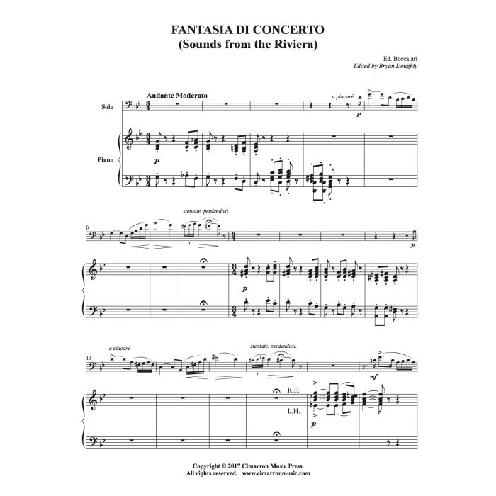 Boccalari, E. - Fantasia di Concerto