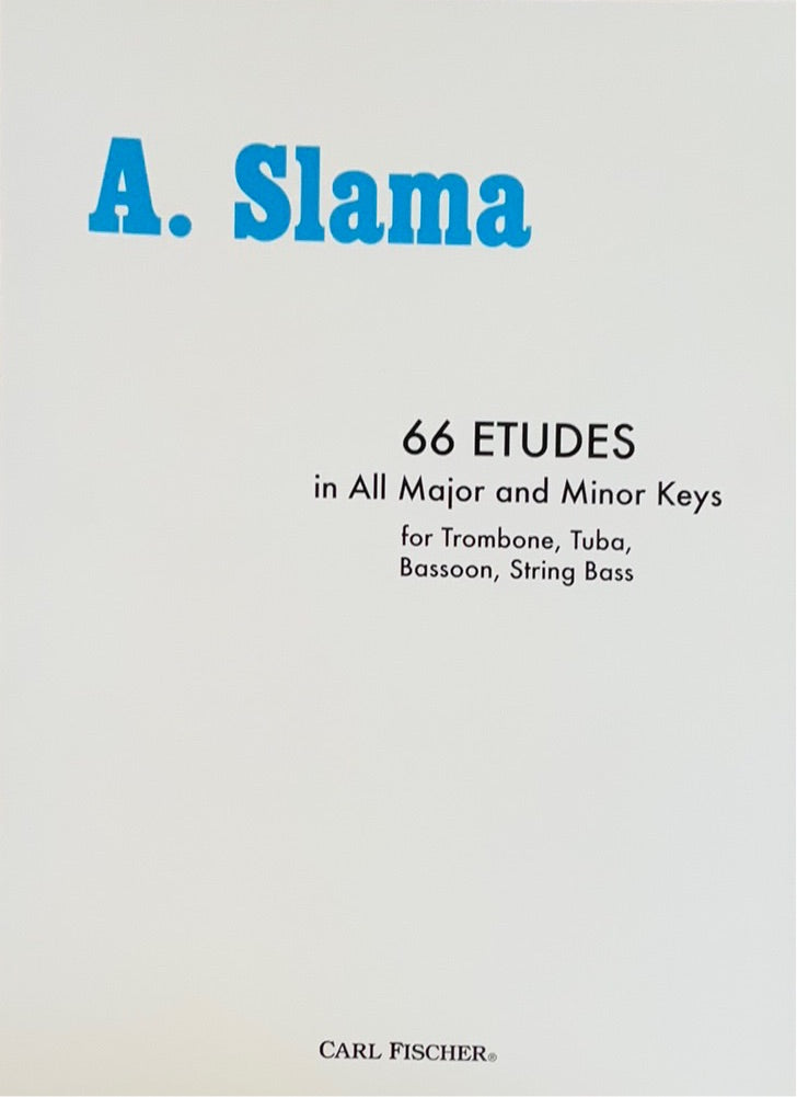 Slama, Anton - 66 Etudes in All Major and Minor Keys
