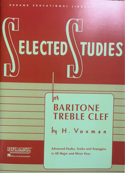 Voxman - Selected Studies for Baritone (TC)