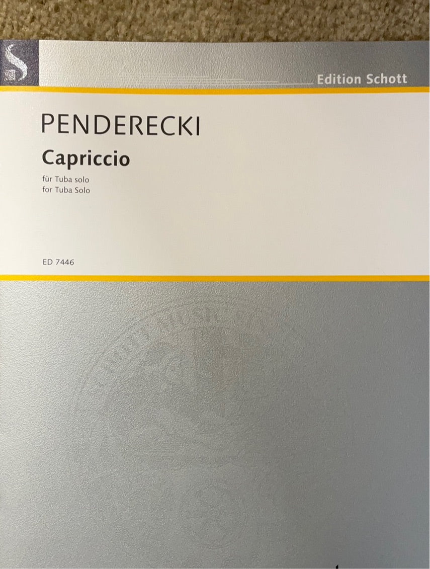Penderecki, Krzysztof - Capriccio