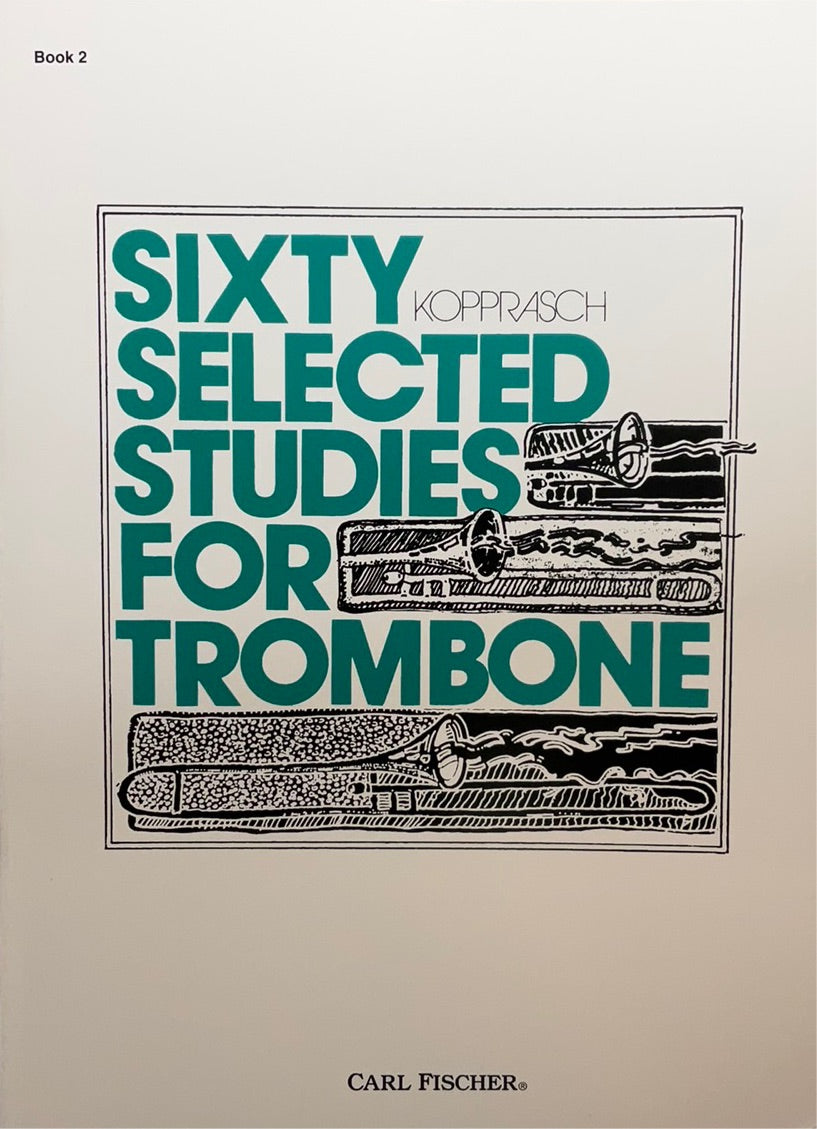 Kopprasch - Sixty Selected Studies for Trombone (Book 2)