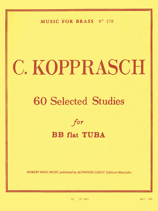 Kopprasch/ King - 60 Selected studies for BB flat Tuba