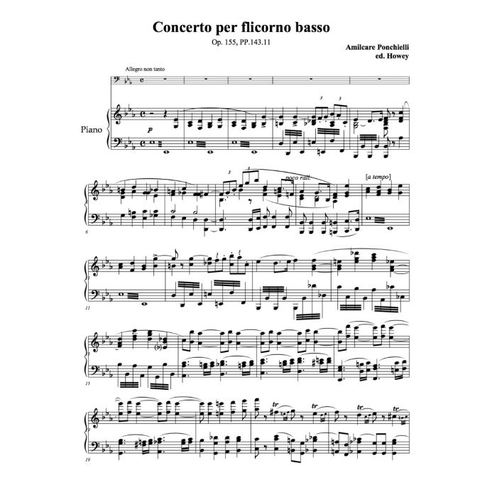 Ponchielli - Concerto per Flicorno Basso